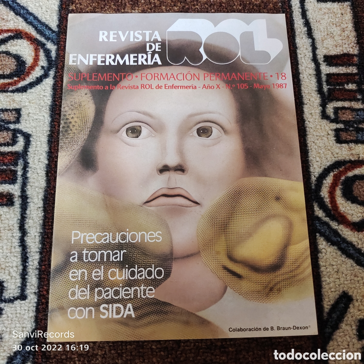 Sammeln von Zeitschriften und Zeitungen: REVISTA DE ENFERMER&Iacute;A ROL, SUPLEMENTO 18 (MAYO 1987)