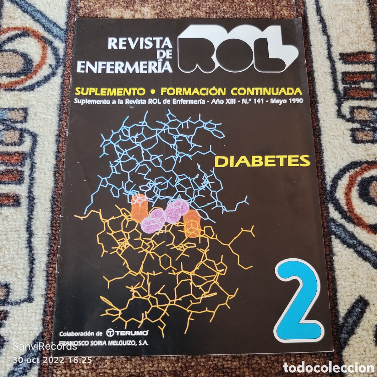 Collectionnisme de Revues et Journaux: REVISTA DE ENFERMER&Iacute;A ROL, SUPLEMENTO, DIABETES 2 (MAYO 1990)