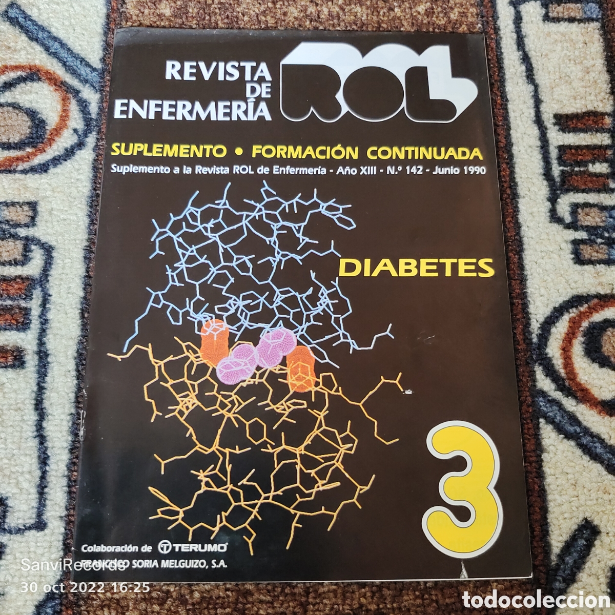 Collectionnisme de Revues et Journaux: REVISTA DE ENFERMER&Iacute;A ROL, SUPLEMENTO, DIABETES 3 (JUNIO 1990)