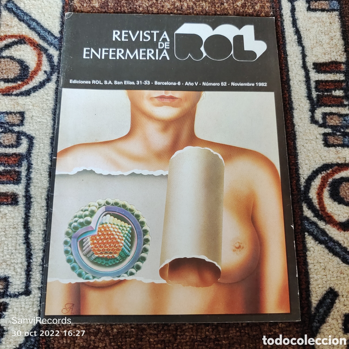Collectionnisme de Revues et Journaux: REVISTA DE ENFERMER&Iacute;A ROL N&deg; 52 (NOVIEMBRE 1982) (EDICIONES ROL)
