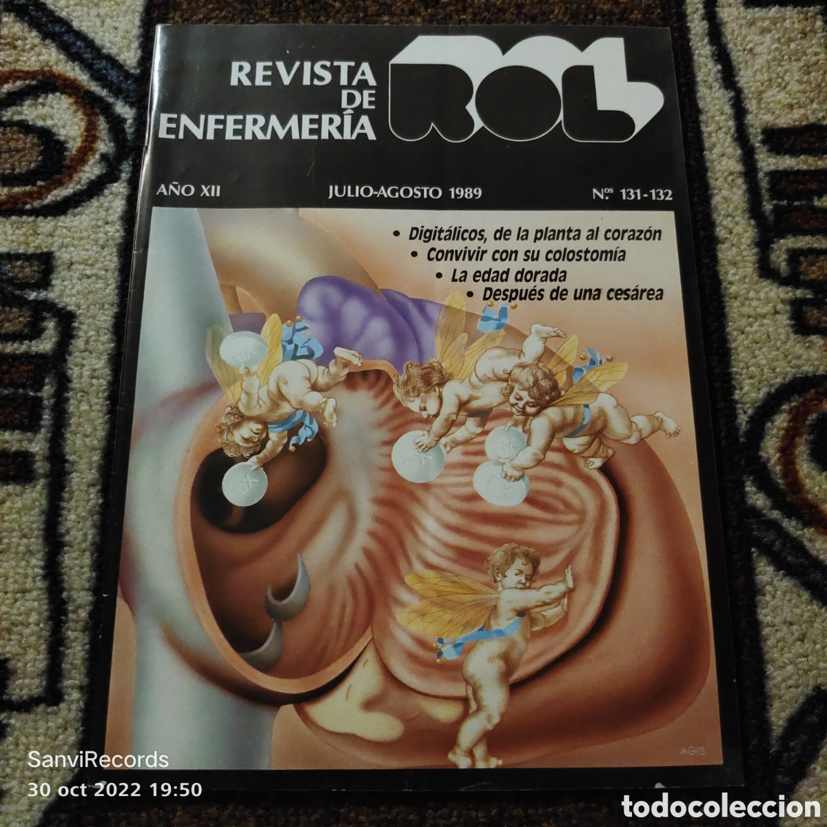 Coleccionismo de revistas y peri&oacute;dicos: REVISTA DE ENFERMER&Iacute;A ROL N&deg; 131-132 (JULIO-AGOSTO 1989) (EDICIONES ROL)