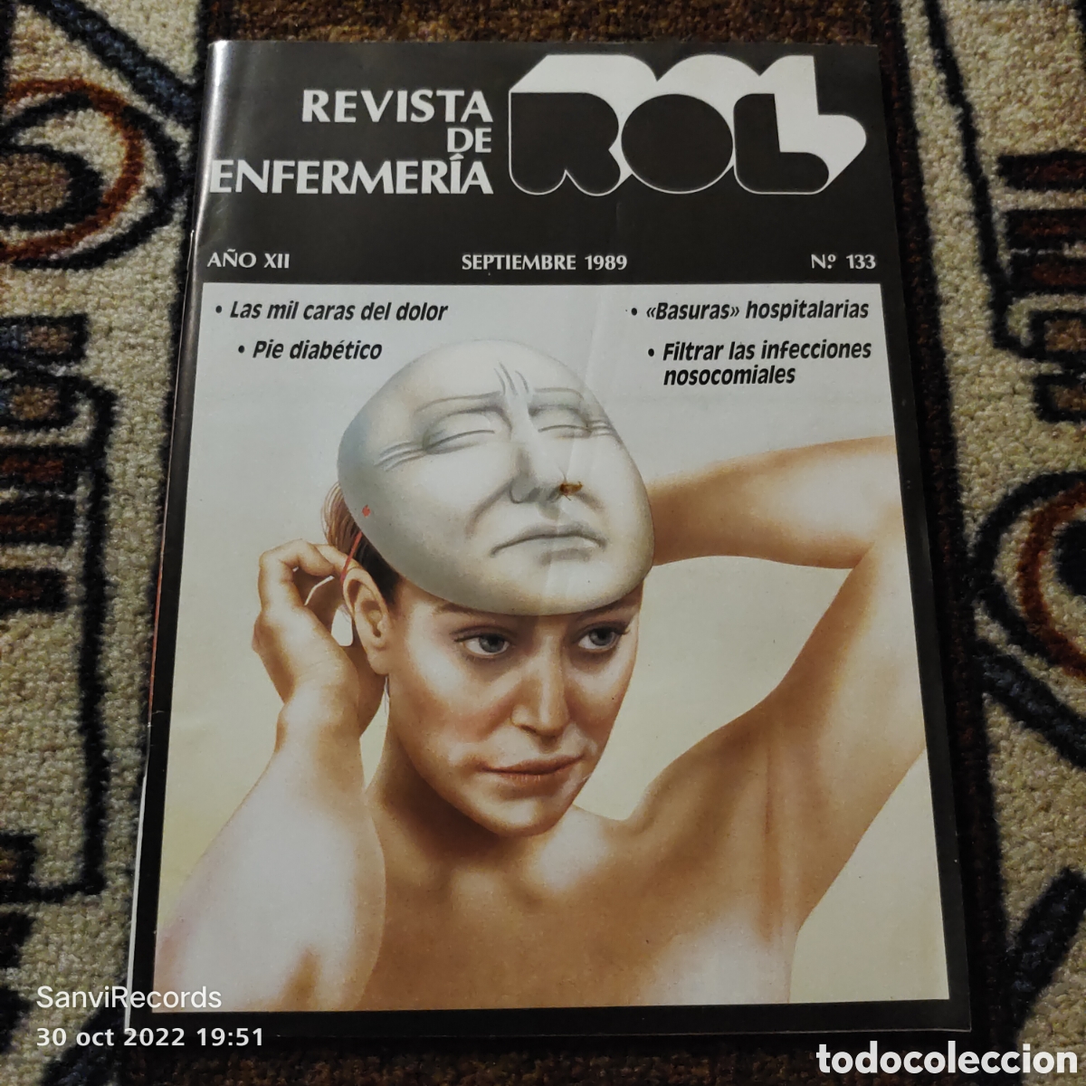 Coleccionismo de revistas y peri&oacute;dicos: REVISTA DE ENFERMER&Iacute;A ROL N&deg; 133 (SEPTIEMBRE 1989) (EDICIONES ROL)