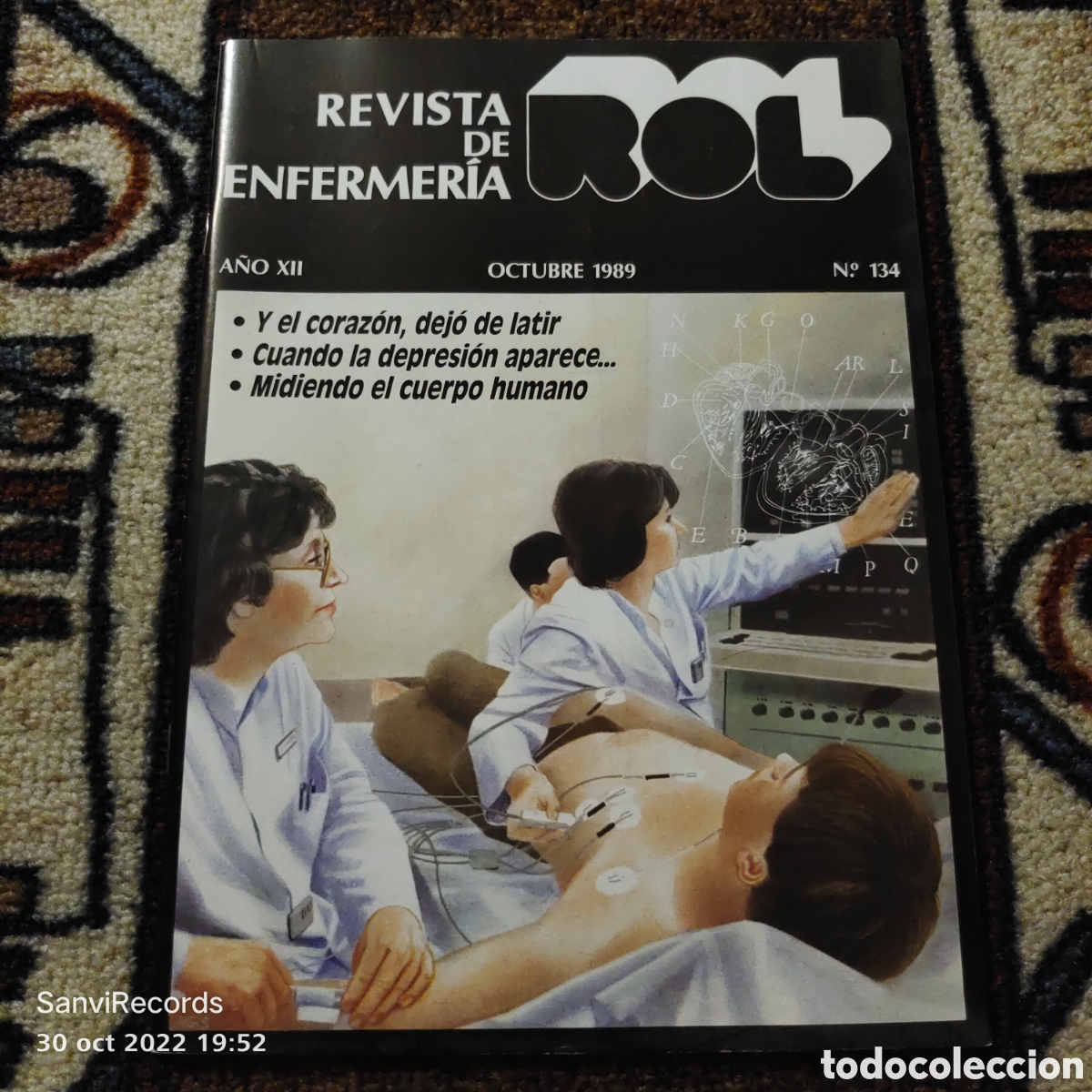 Coleccionismo de revistas y peri&oacute;dicos: REVISTA DE ENFERMER&Iacute;A ROL N&deg; 134 (OCTUBRE 1989) (EDICIONES ROL)