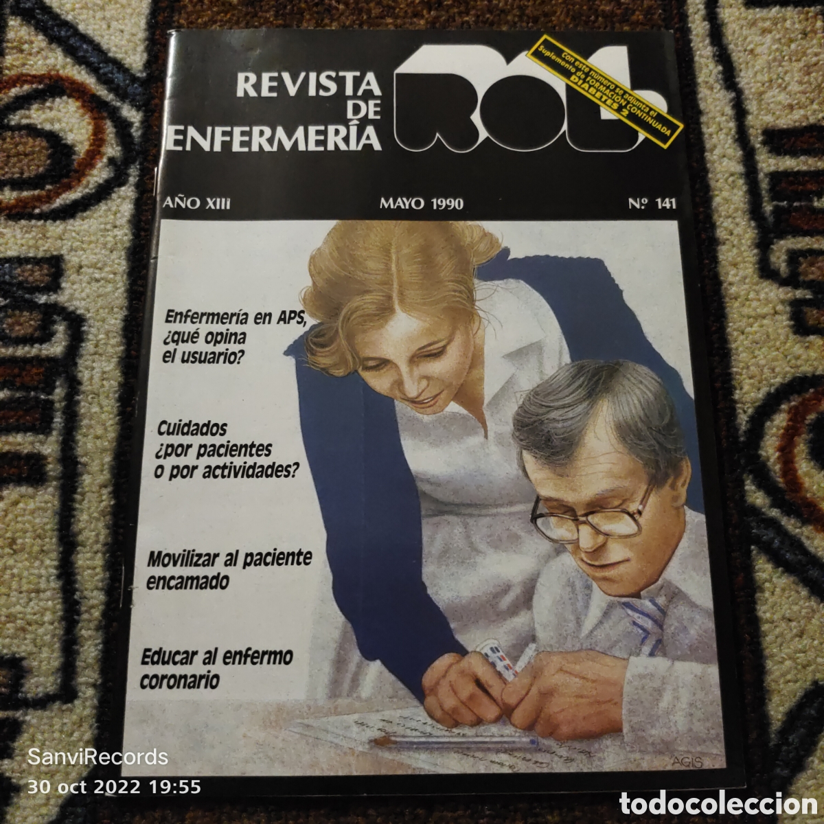 Coleccionismo de revistas y peri&oacute;dicos: REVISTA DE ENFERMER&Iacute;A ROL N&deg; 141 (MAYO 1990) (EDICIONES ROL)