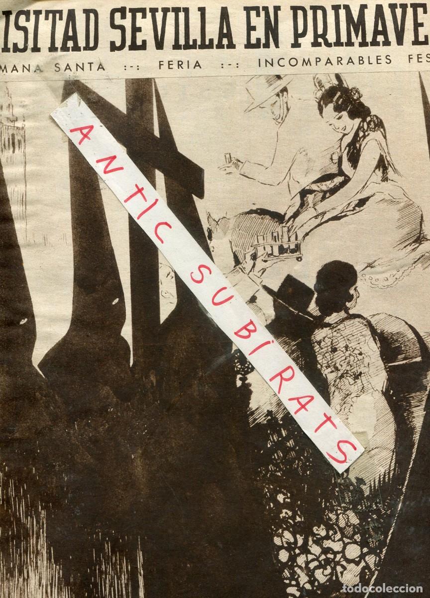 Coleccionismo de Revistas y Peri&oacute;dicos: REVISTA A&Ntilde;O 1935 BOECTO DE MARTINEZ DE LEON PREMIADO CONCURSO DE CARTELES SEMANA SANTA EN SEVILLA