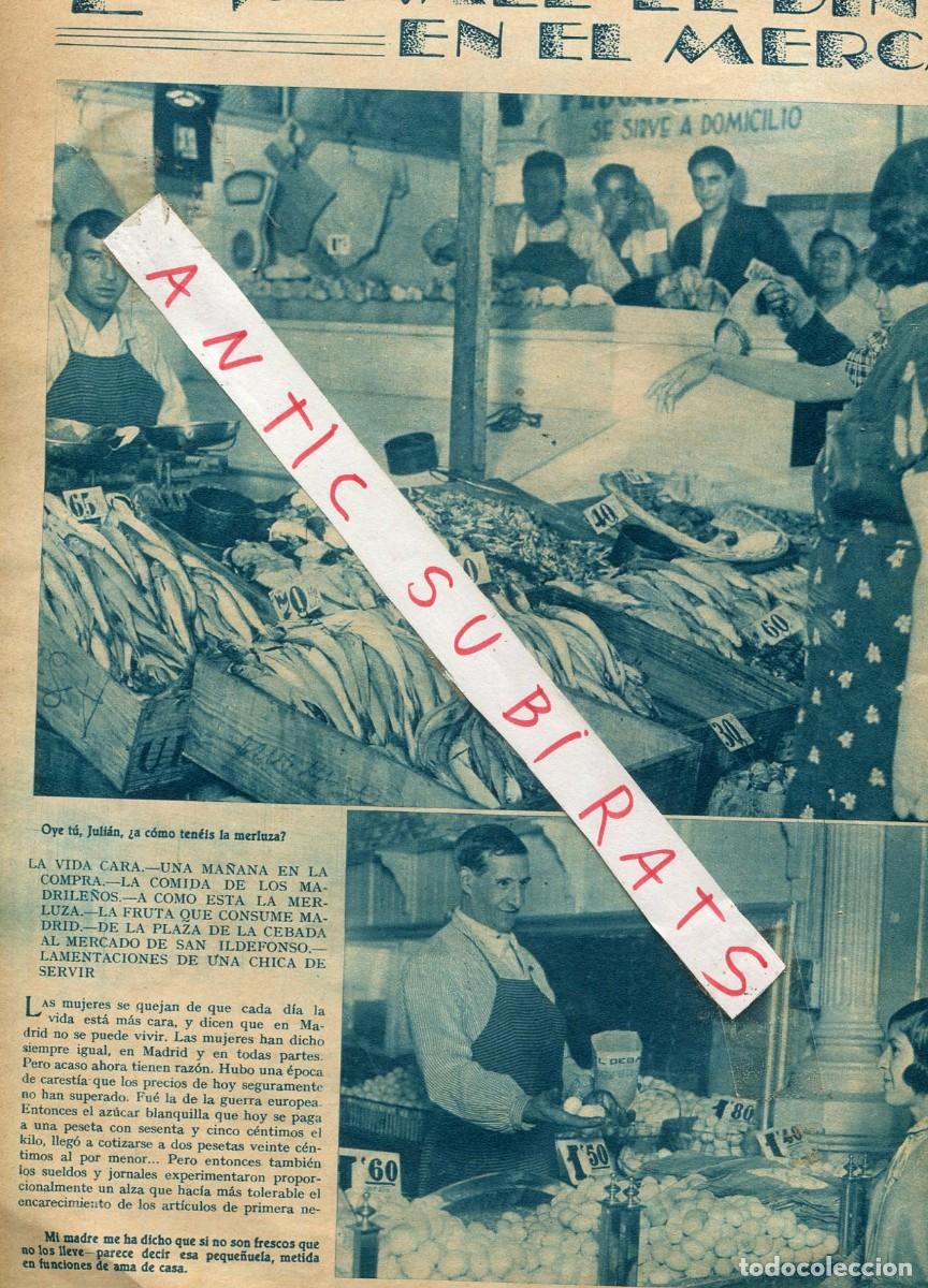 Collezionismo di Riviste e Giornali: REVISTA A&Ntilde;O 1934 MERCADOS Y MENDIGOS DE MADRID JUANITA CRUZ MUJER TORERA OKASA LABORATORIO BALLESPI