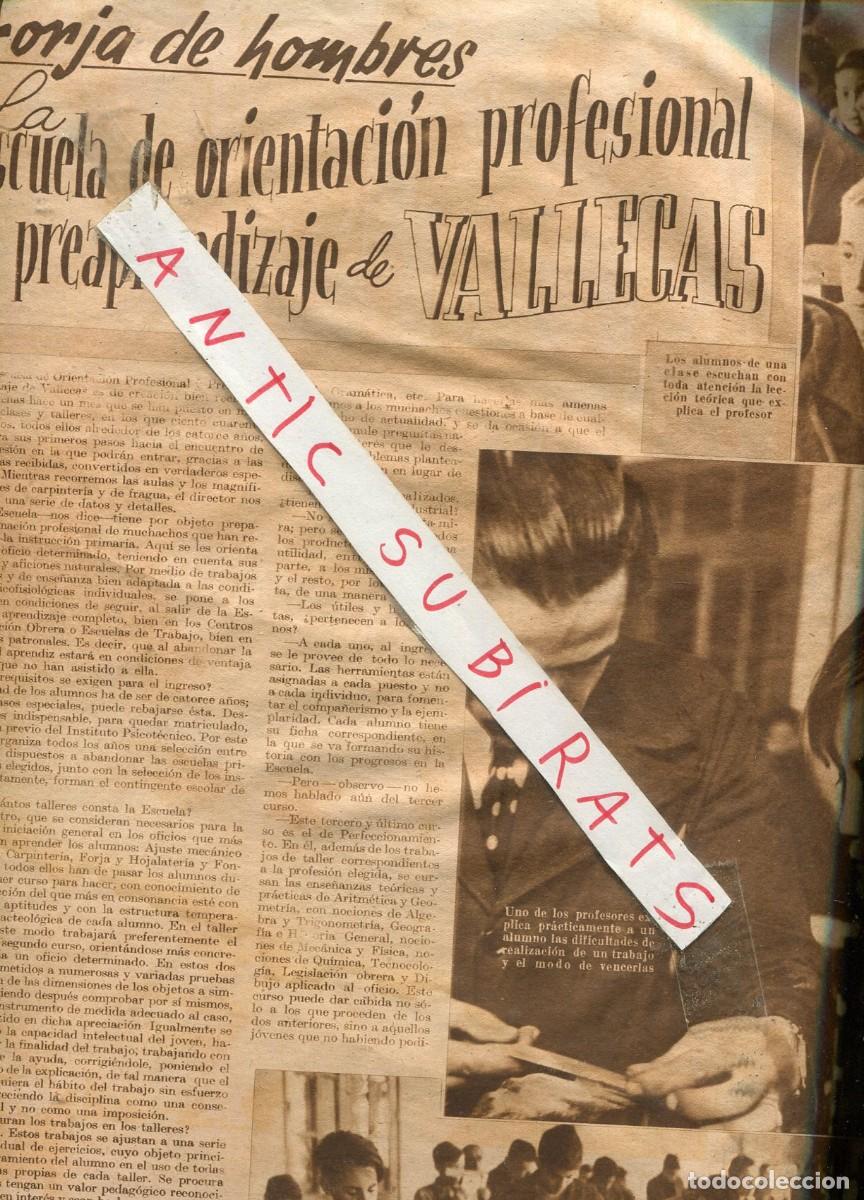 Coleccionismo de Revistas y Peri&oacute;dicos: REVISTA A&Ntilde;O 1941 ESCUELA ORIENTACION PROFESIONAL DE VALLECAS SEMANA SANTA EN ZAMORA ALVAREZ QUINTERO