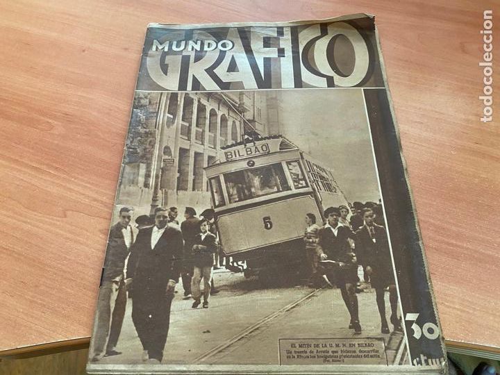 Coleccionismo de Revistas y Peri&oacute;dicos: MUNDO GRAFICO 8 OCTUBRE 1930. N&ordm; 988. MEETING UNION MONARQUICA BILBAO (AB-6)