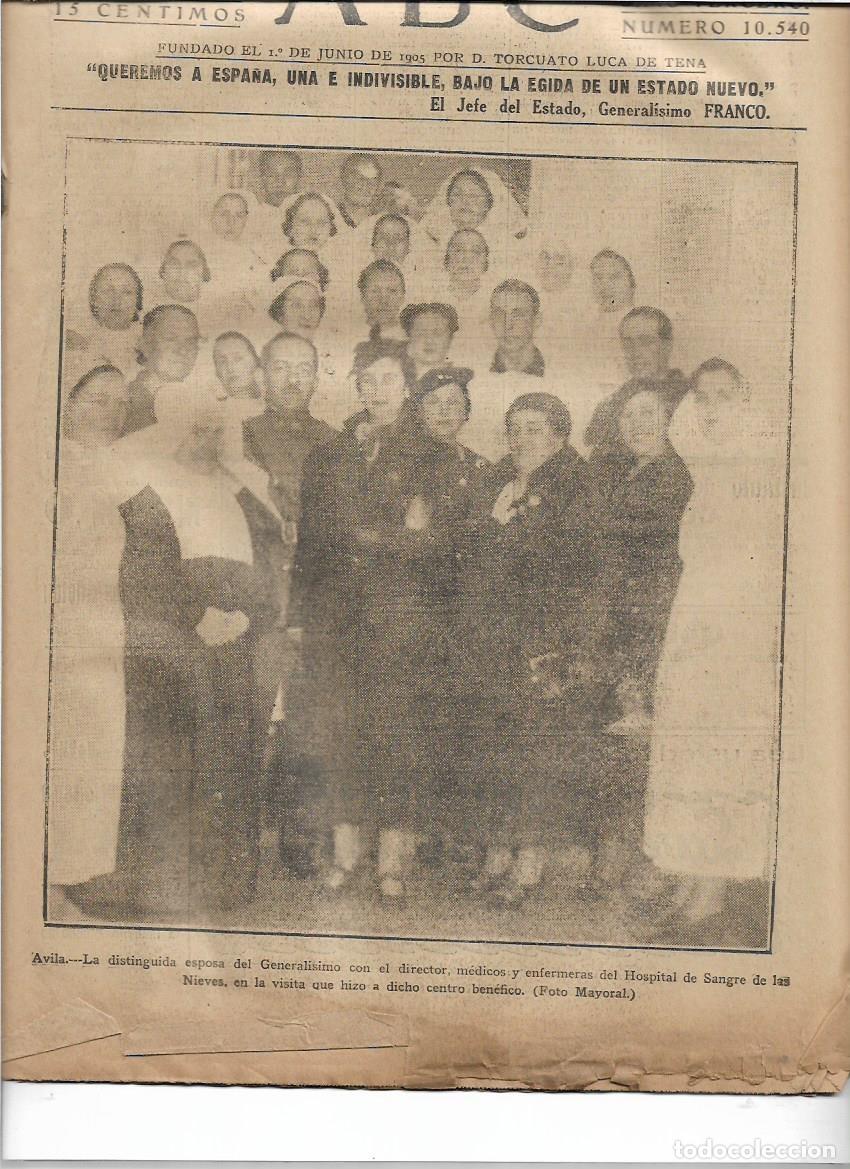 Collection Magazines and Newspapers: 1937 GUERRA CIVIL AVILA HOSPITAL SANGRE DE LAS NIEVES PUBL NECTAR BYASS EL JEREZANO SANCHEZ ROMATE H