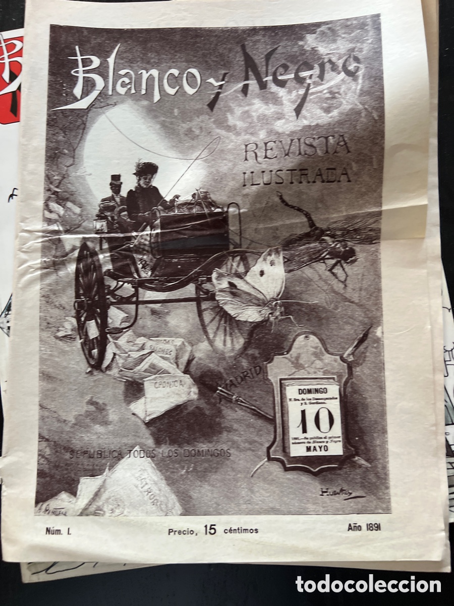 Collezionismo di Riviste e Giornali: Blanco y negro n&uacute;mero 1 a&ntilde;o 1891