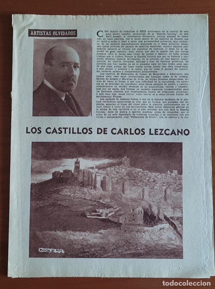 Coleccionismo de Revistas y Peri&oacute;dicos: Recortes ABC Los castillos de Carlos Lezcano