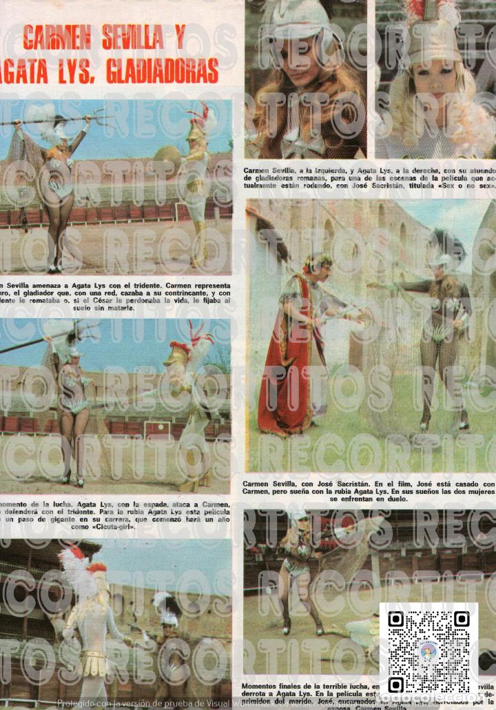 Coleccionismo de Revistas y Peri&oacute;dicos: SCANS agata lys agatha lis carmen sevilla