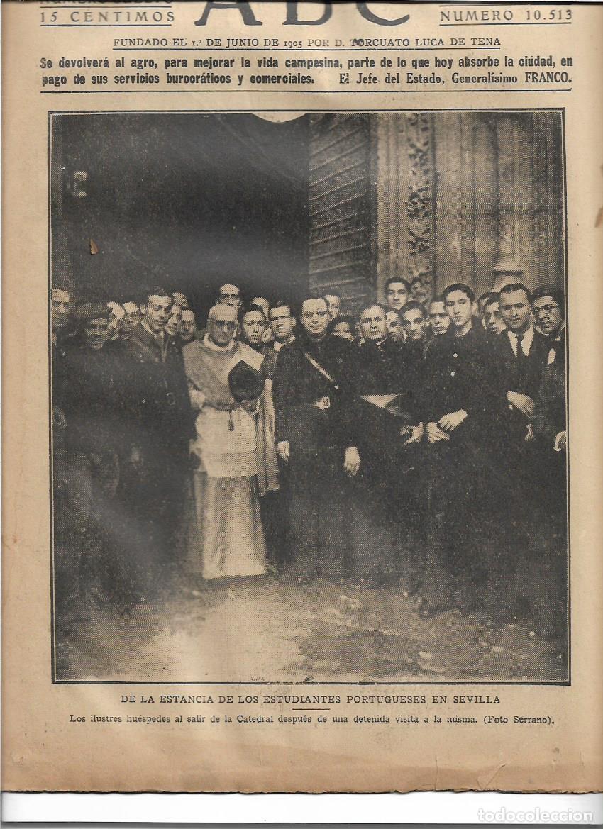 Collezionismo di Riviste e Giornali: 1937 GUERRA CIVIL SEVILLA CATEDRAL ESTUDIANTES PORTUGAL FRENTE MADRID TIO PEPE BYASS FUNDADOR DOMECQ