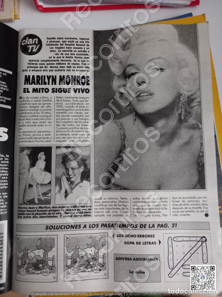 Coleccionismo de revistas y peri&oacute;dicos: MARILYN MONROE