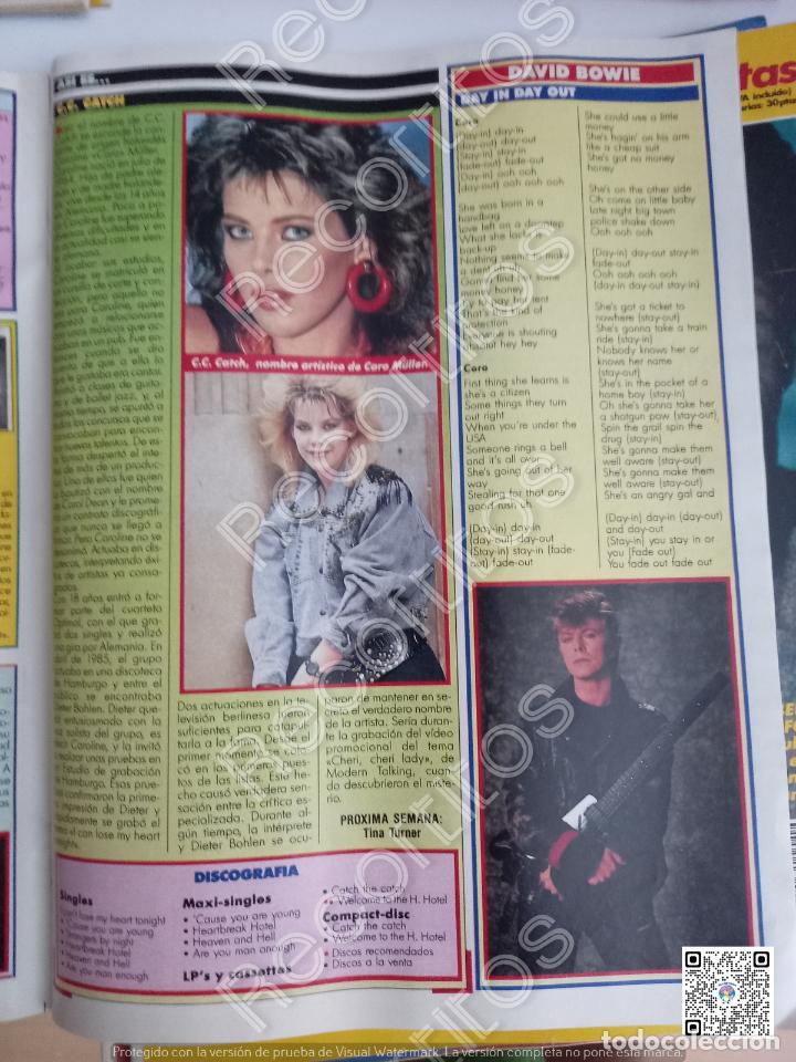 Coleccionismo de revistas y peri&oacute;dicos: CC CATCH DAVID BOWIE
