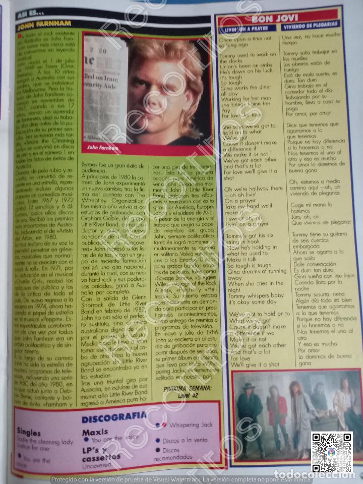 Coleccionismo de revistas y peri&oacute;dicos: JOHN FARNHAM BON JOVI
