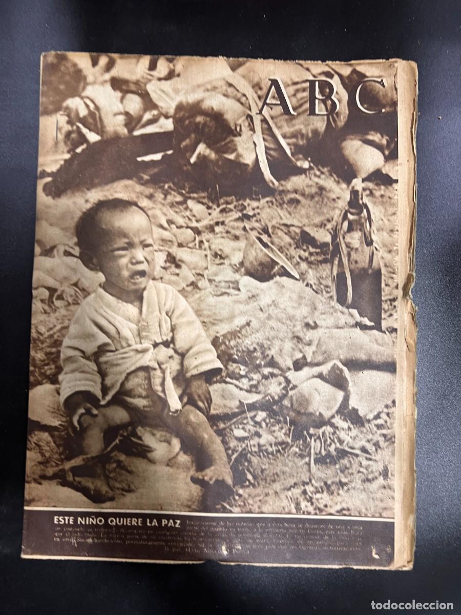Coleccionismo de Revistas y Peri&oacute;dicos: ABC. JULIO 1951. N&ordm; 14142. GRABADOS DE LOS FORTUNY. PIO XII HABLA CON JOVENES ESPA&Ntilde;OLAS. LEER