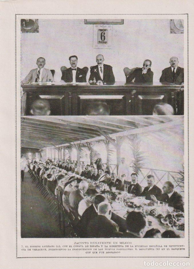 Coleccionismo de Revistas y Peri&oacute;dicos: D. Jacinto Benavente en M&eacute;jico - 1923