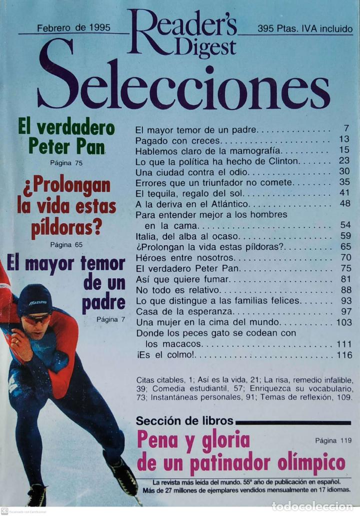 Coleccionismo de revistas y peri&oacute;dicos: Revista Reader's Digest. Febrero 1995 - N&ordm; 651
