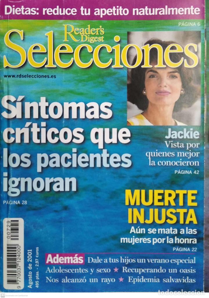 Coleccionismo de revistas y peri&oacute;dicos: Revista Reader's Digest. Agosto 2001 - N&ordm; 729