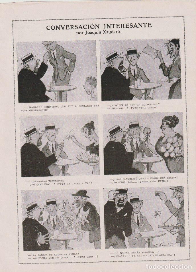 Sammeln von Zeitschriften und Zeitungen: Conversaci&oacute;n interesante / por Joaqu&iacute;n Xaudar&oacute; - 1923