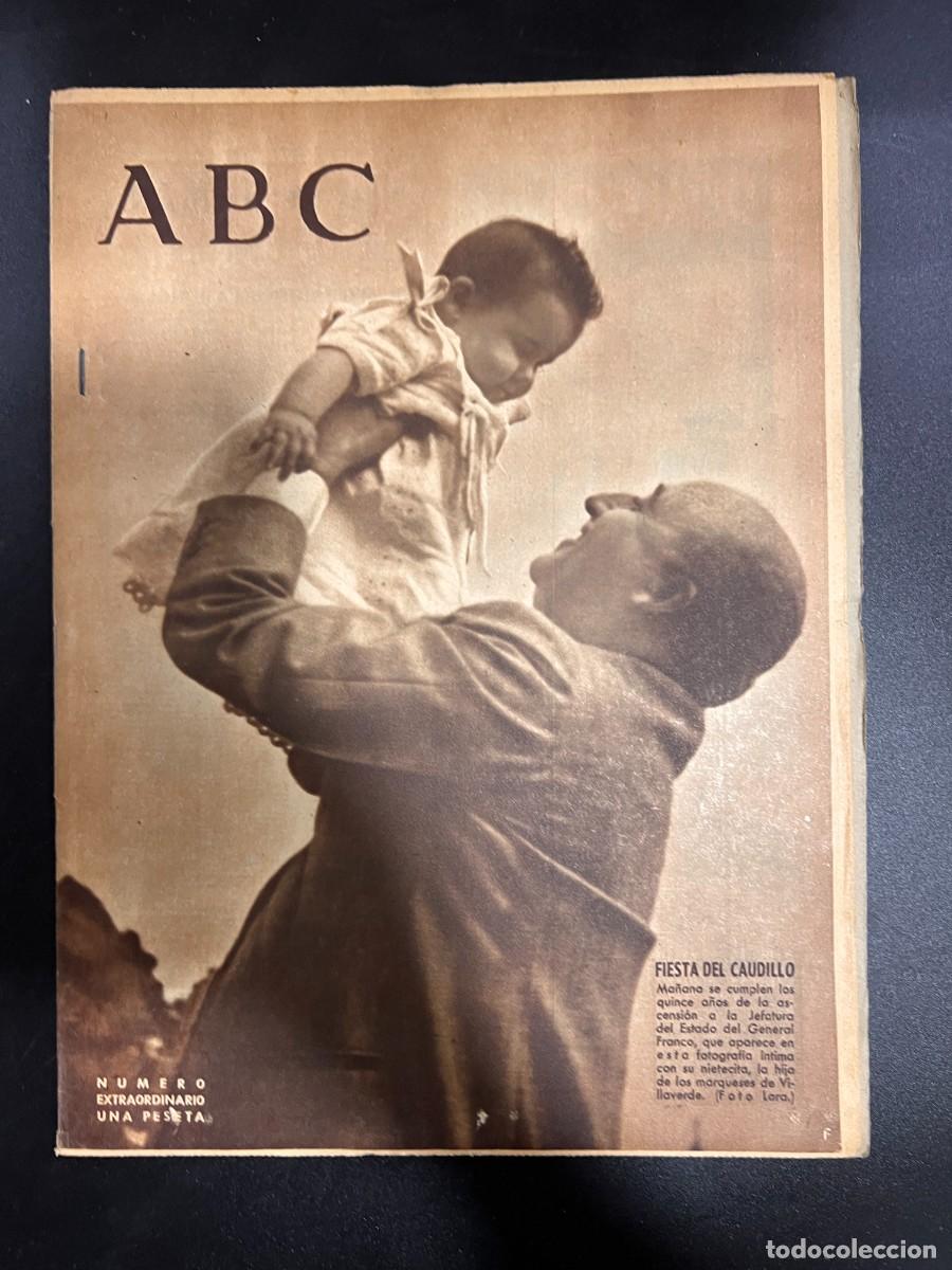 Coleccionismo de Revistas y Peri&oacute;dicos: ABC. SEPTIEMBRE 1951. N&ordm; 14220. FIESTA DEL CAUDILLO. 15 A&Ntilde;OS EN LA JEFATURA DEL ESTADO. LEER