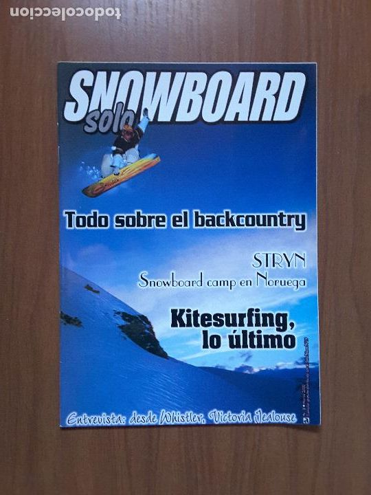 Collectionnisme de Revues et Journaux: Solo Snowboard 8