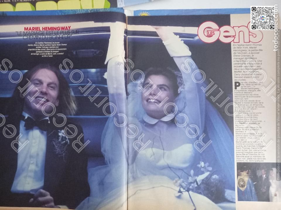 Coleccionismo de Revistas y Peri&oacute;dicos: MARGAUX MARIEL HEMINGWAY