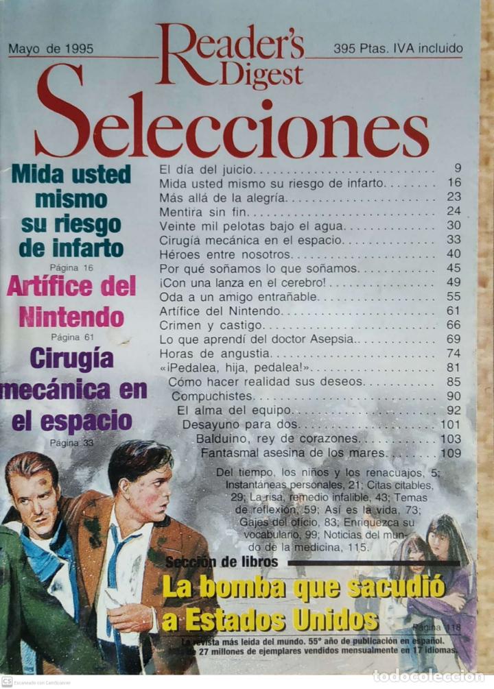 Coleccionismo de revistas y peri&oacute;dicos: Revista Reader's Digest. Mayo 1995 - N&ordm; 654