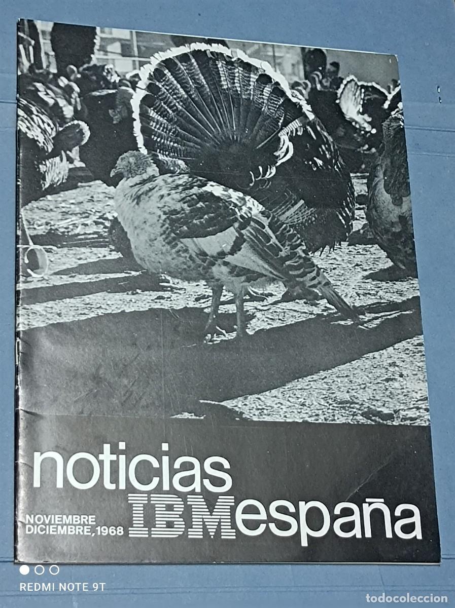 Collezionismo di Riviste e Giornali: REVISTA NOTICIAS IBM ESPA&Ntilde;A NOVIEMBRE DICIEMBRE 1968