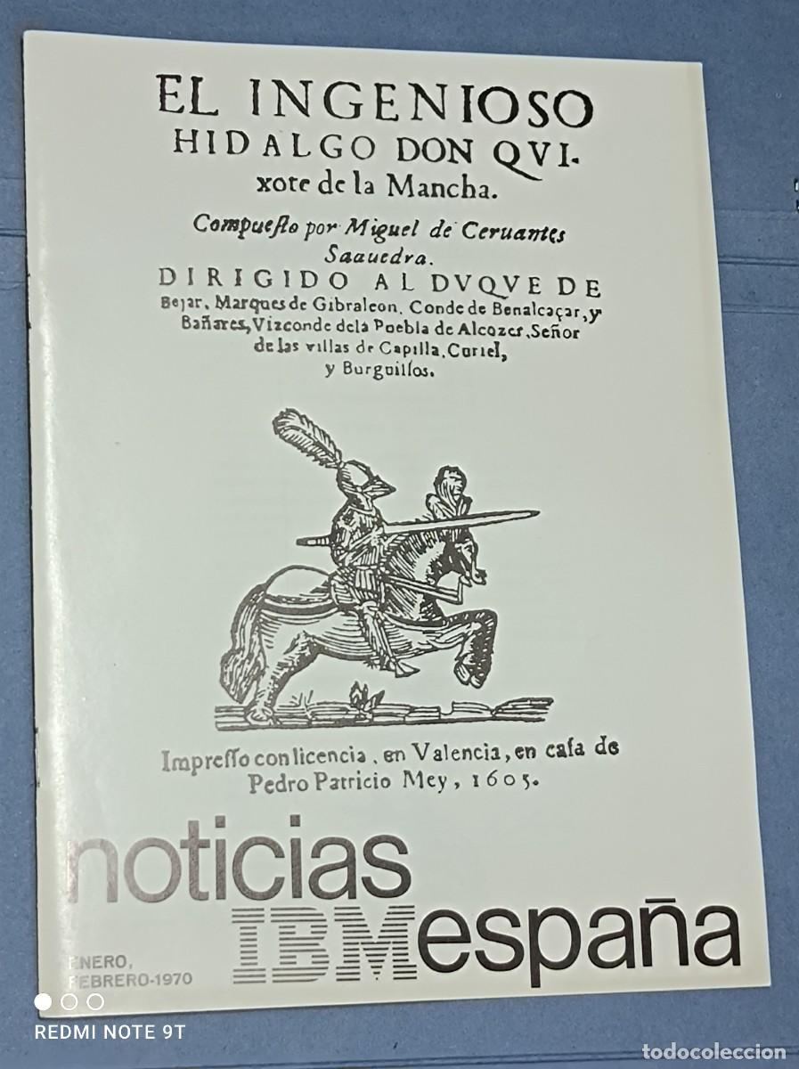 Collezionismo di Riviste e Giornali: REVISTA NOTICIAS IBM ESPA&Ntilde;A ENERO FEBRERO 1970