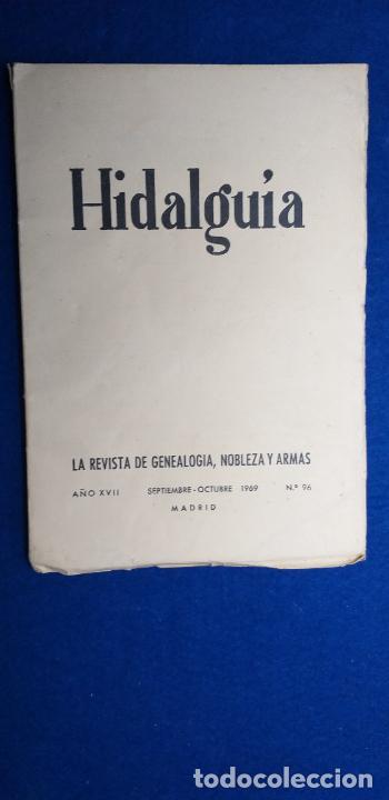 Collectionnisme de Revues et Journaux: HIDALGUIA. LA REVISTA DE GENEALOGIA NOBLEZA Y ARMAS. A&Ntilde;O XVII. Septiembre - Octubre. 1969. # 96