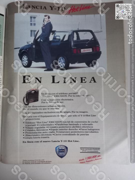 Coleccionismo de Revistas y Peri&oacute;dicos: ANUNCIO LANCIA Y 10 PUBLICIDAD