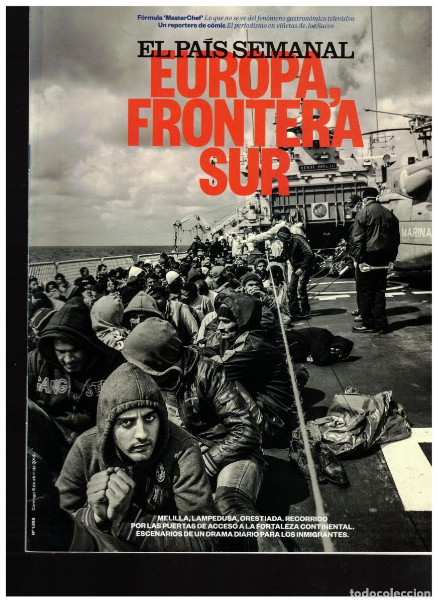 Sammeln von Zeitschriften und Zeitungen: EPS 2014 EUROPA, FRONTERA SUR. GAEL GARC&Iacute;A BERNAL. KAMIKAZE, COMPA&Ntilde;&Iacute;A DE C&Oacute;MICOS. JOE BACCO.