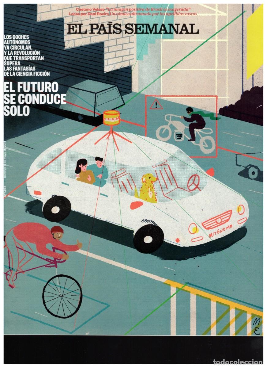Colecionismo de Revistas e Jornais: EPS 2014 EL FUTURO SE CONDUCE SOLO. LOLA DUE&Ntilde;AS. CAETANO VELOSO. SILICON VALLEY. DANI ROVIRA.