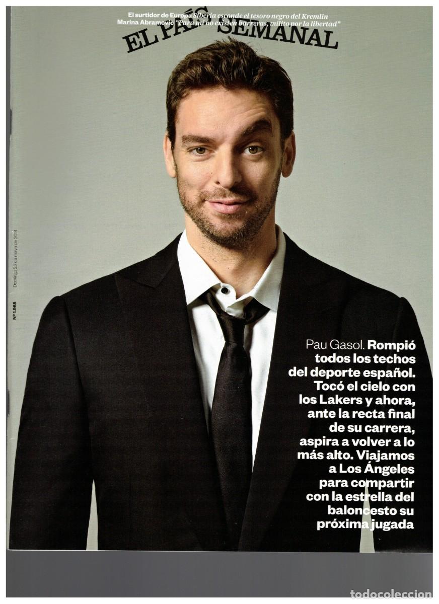 Coleccionismo de revistas y peri&oacute;dicos: EPS 2014 PAU GASOL. SALVADOR DAL&Iacute;. MARINA ABRAMOVIC. EL ORO NEGRO DE MOSC&Uacute;. ESCARABAJOS JOYA.