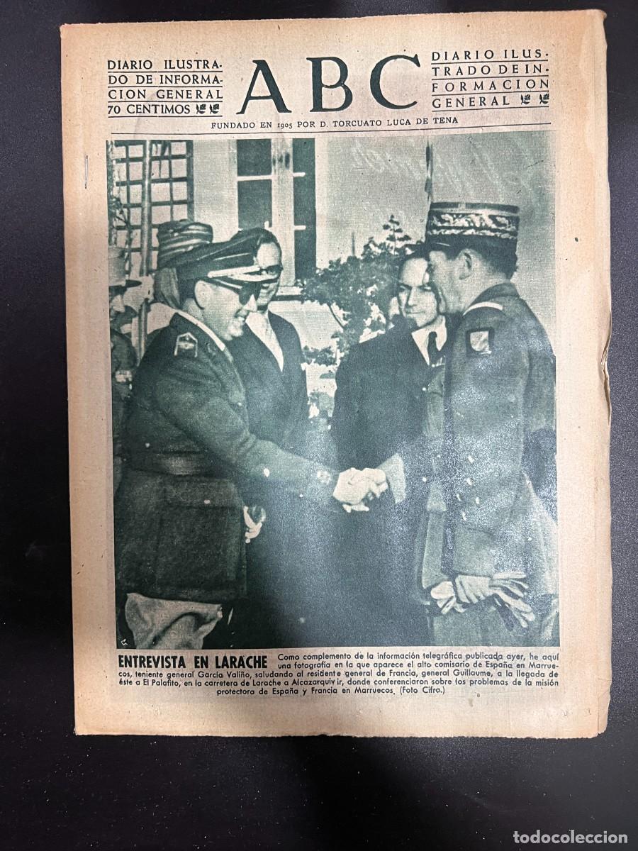 Coleccionismo de revistas y peri&oacute;dicos: ABC. DICIEMBRE 1951. N&ordm; 14285. ENTREVISTA EN LARACHE. LEER