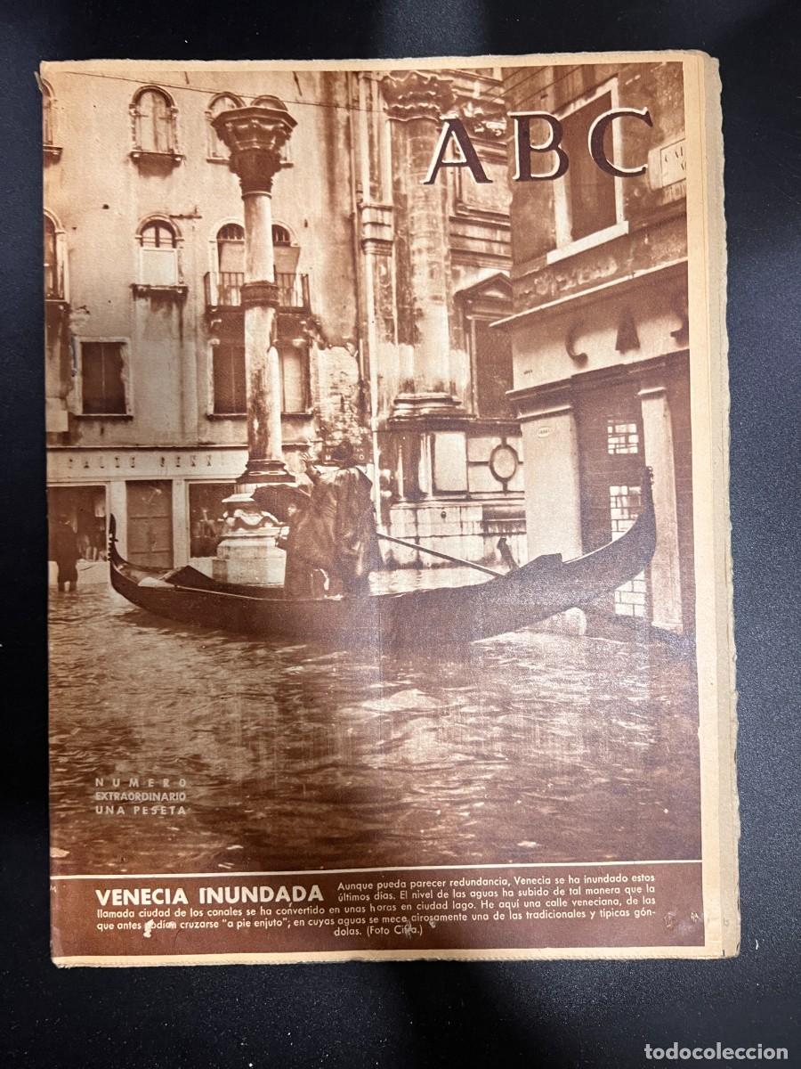 Coleccionismo de revistas y peri&oacute;dicos: ABC. NOVIEMBRE 1951. N&ordm; 14262. VENECIA INUNDADA. LEER