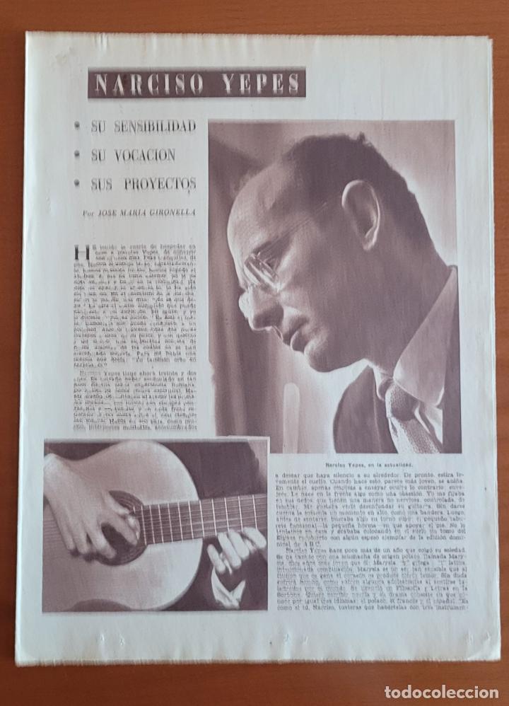 Coleccionismo de Revistas y Peri&oacute;dicos: Recortes ABC Narciso Yepes por Jos&eacute; Mar&iacute;a Gironella