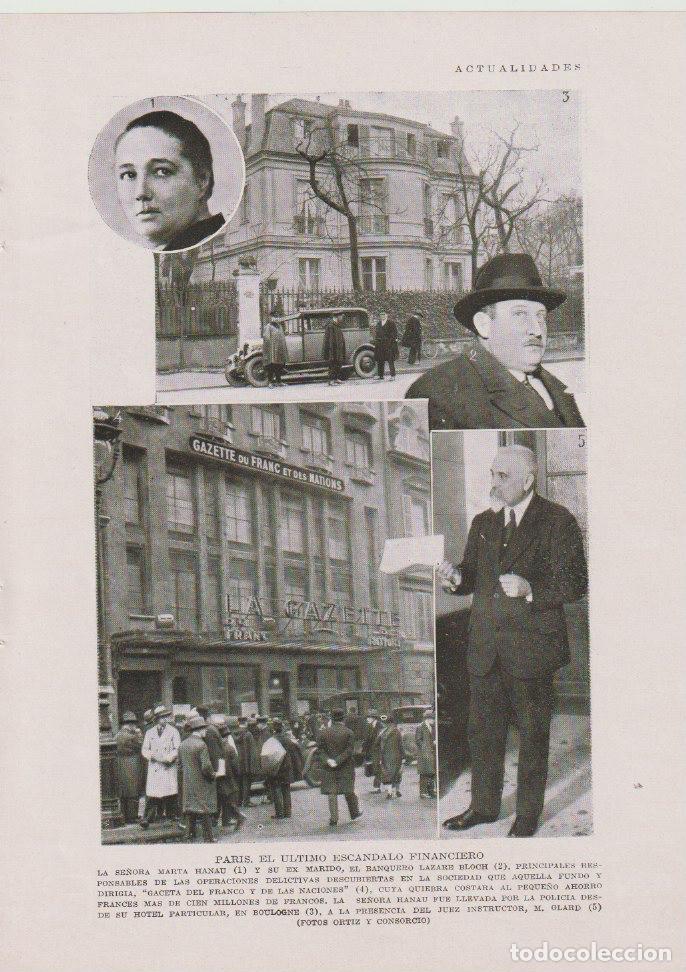 Collectionnisme de Revues et Journaux: * PAR&Iacute;S * GAZETTE DU FRANC ET DES NATIONS * MARTA HANAU * LAZARE BLOCH -1928