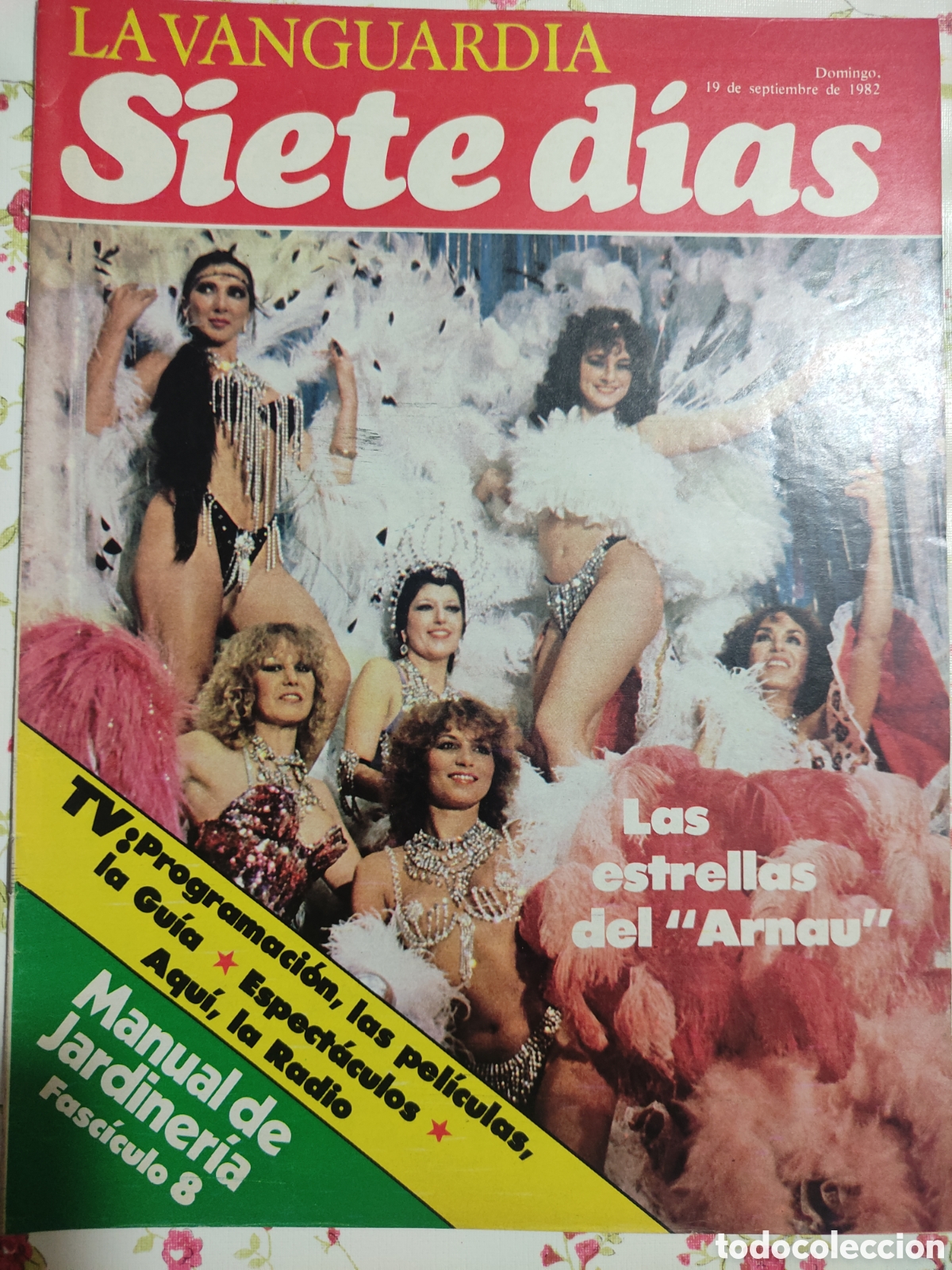 Colecionismo de Revistas e Jornais: Siete d&iacute;as Revista 1982 Un, dos, tres Julio Iglesias 1,2,3 Arnau