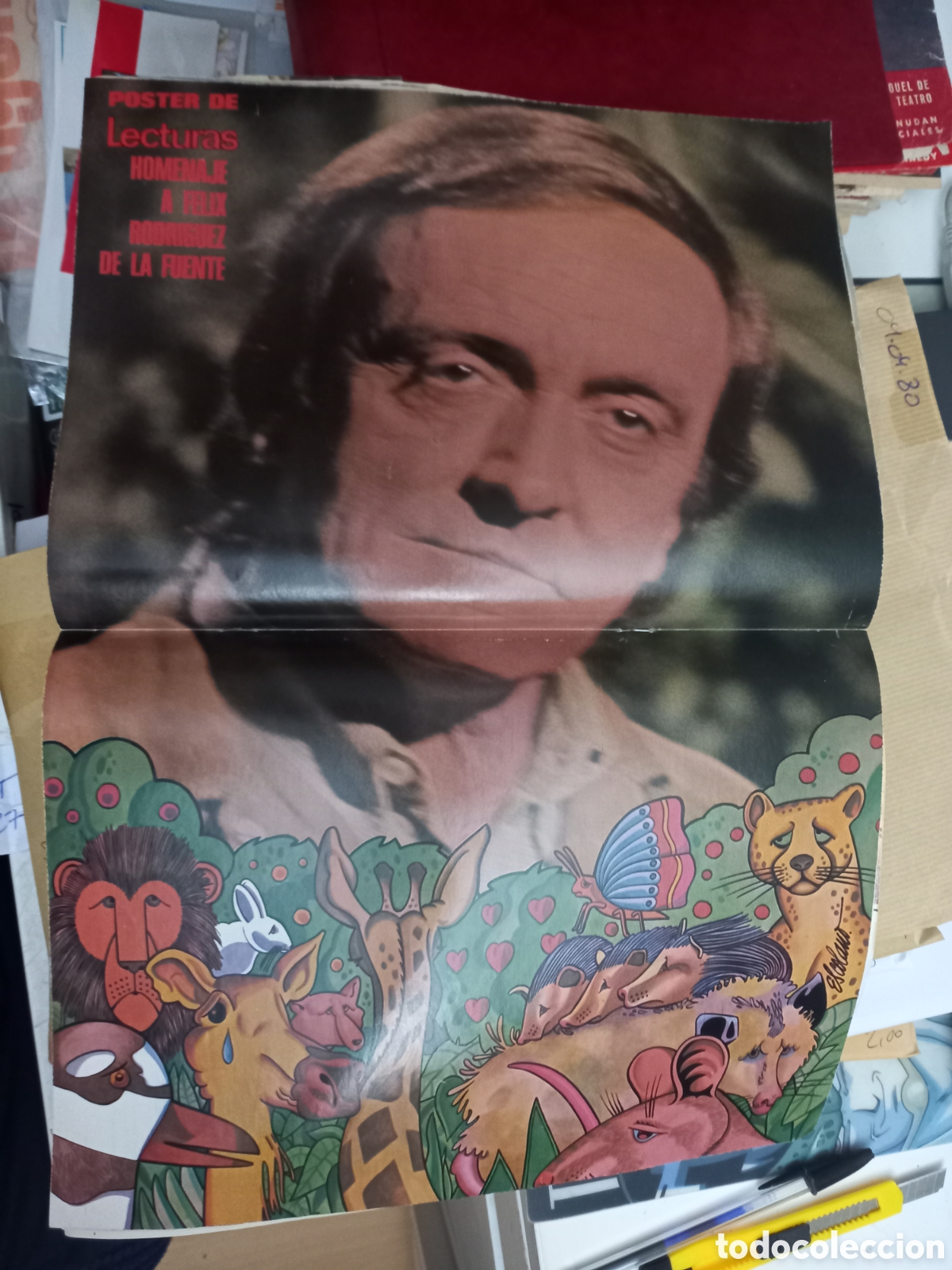 Coleccionismo de Revistas y Peri&oacute;dicos: POSTER FELIX RODRIGUEZ DE LA FUENTE