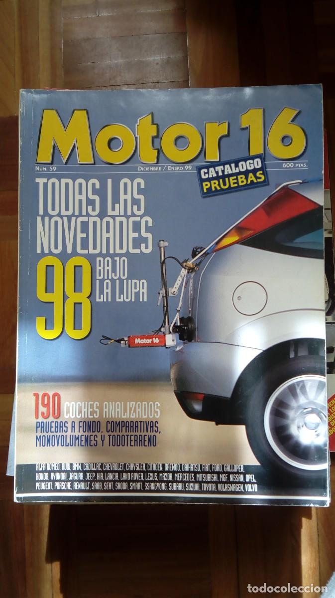 Coleccionismo de Revistas y Peri&oacute;dicos: Motor 16 revista catalogo anual pruebas coches 1998