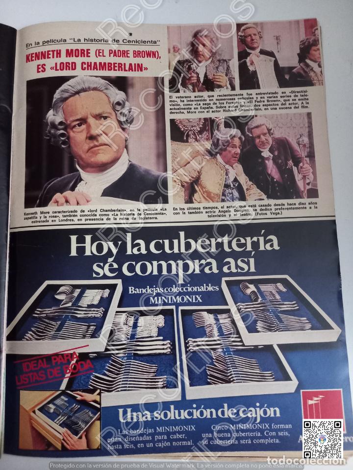 Sammeln von Zeitschriften und Zeitungen: KENNETH MORE PADRE BROWN CENICIENTA