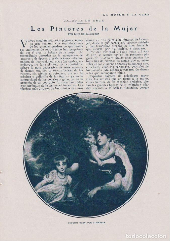 Collezionismo di Riviste e Giornali: Los pintores de la mujer (Lawrence, Zuccheri, Salaverr&iacute;a, Ortiz Echag&uuml;e / Luis de Galinsoga - 1928