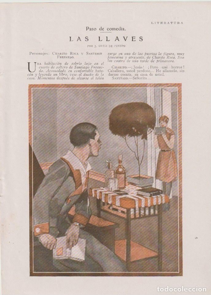 Collectionnisme de Revues et Journaux: Paso de comedia: las llaves / J. Ortiz de Pinedo - 1928