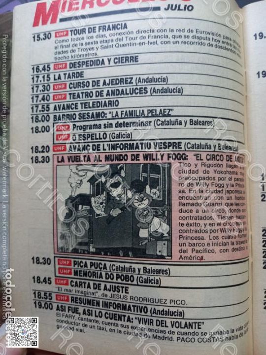 Coleccionismo de Revistas y Peri&oacute;dicos: LA VUELTA AL MUNDO DE WILLY FOG