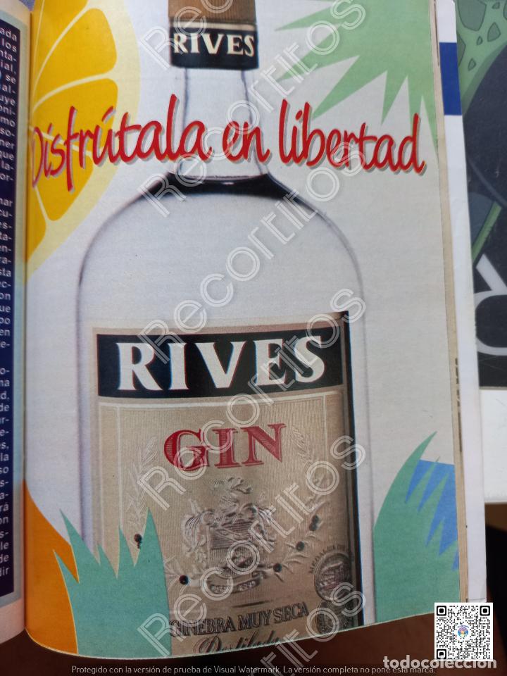 Coleccionismo de revistas y peri&oacute;dicos: ANUNCIO DE REVISTA TP GIN RIVES GINEBRA