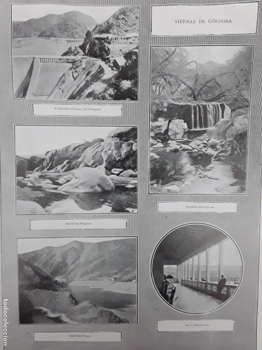 Collection Magazines and Newspapers: ARGENTINA SIERRA DE CORDOBA ALVAR NU&Ntilde;EZ CABEZA DE VACA NIAGARA ARGENTINO 2 HOJAS REVISTA A&Ntilde;O 1913