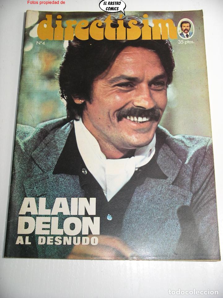 Coleccionismo de Revistas y Peri&oacute;dicos: Direct&iacute;simo n&ordm; 4 Alain Delon Ornella Muti Juan Bau Rocio Durcal Los Diablos, Rumba Tres Fred Galiana